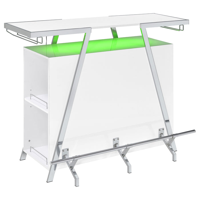 Five Star Furniture - Araceli Home Bar with LED Lighting