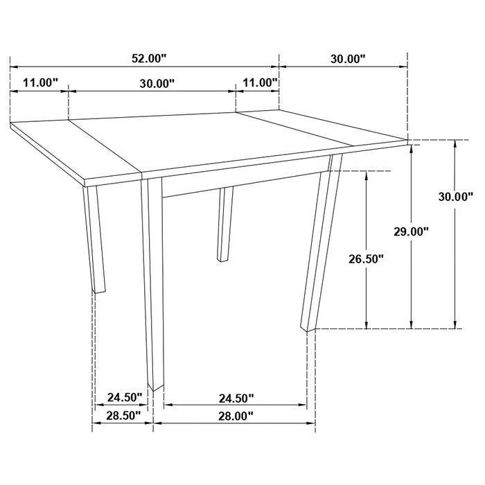 Five Star Furniture - Kelso Extension Dining Table