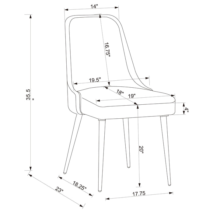 Five Star Furniture - Cabianca Dining Side Chair