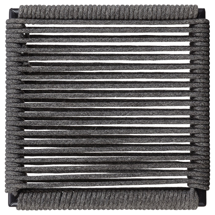 Five Star Furniture - Jerome Upholstered Bar Stools with Footrest (Set of 2) Charcoal and Gunmetal