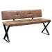 Five Star Furniture - Abbott Upholstered Dining Bench Antique Brown and Matte Black image