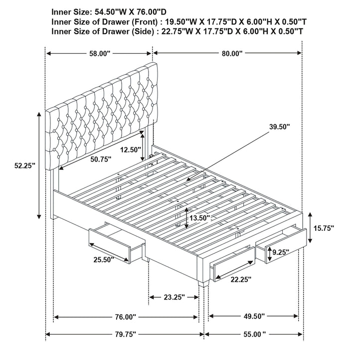 Five Star Furniture - Soledad Panel Platform Storage Bed