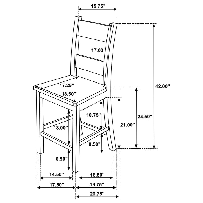 Five Star Furniture - Cardova Counter Height Dining Set