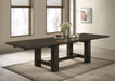 Five Star Furniture - Calandra Rectangle Dining Table with Extension Leaf Vintage Java image