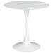 Five Star Furniture - Arkell 30-inch Round Pedestal Dining Table White image