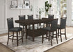 Five Star Furniture - Prentiss 5-piece Rectangular Counter Height Dining Set with Butterfly Leaf Cappuccino image