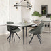 Five Star Furniture - Mina Rectangular Dining Table Grey Ceramic and Sandy Black image