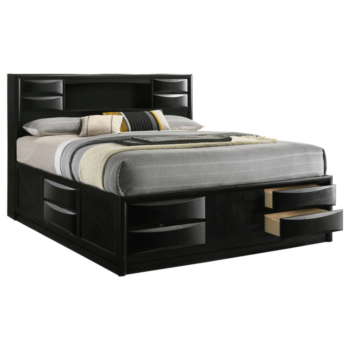 Five Star Furniture - Briana Bookcase Platform Storage Bed