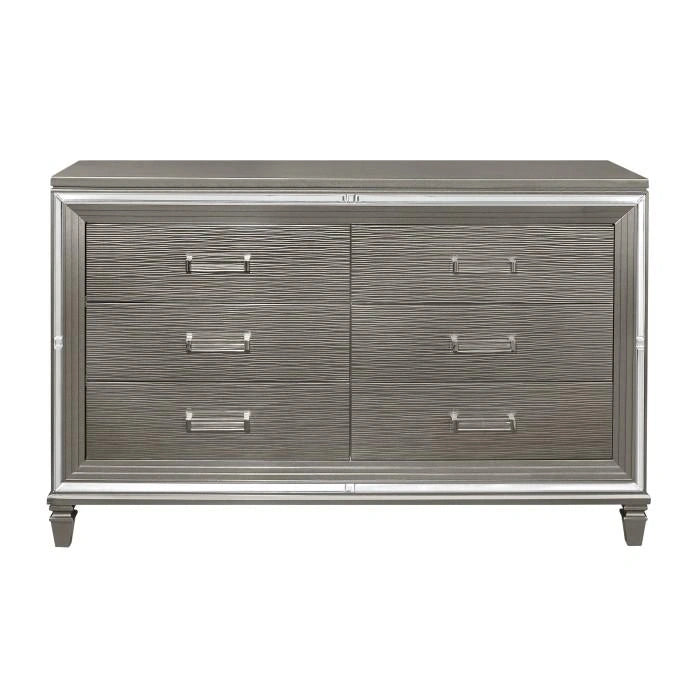 Five Star Furniture - Tamsin Dresser in Silver Grey Metallic 1616-5