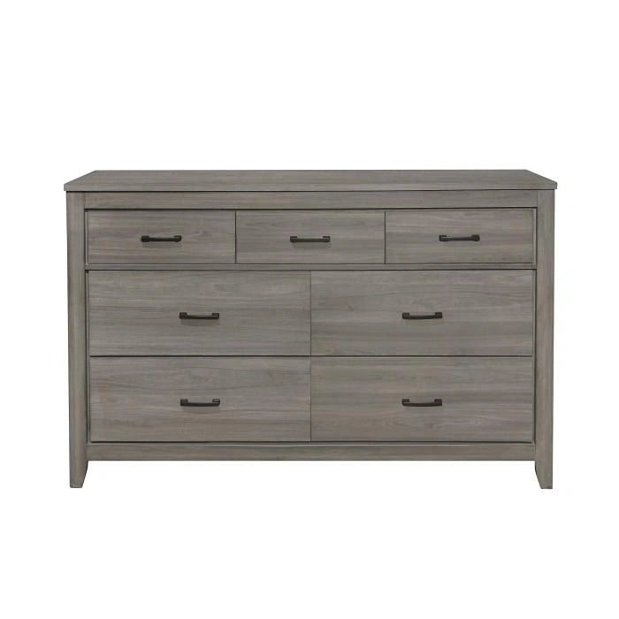 Five Star Furniture - Waldorf 7 Drawer Dresser in Dark Gray 1902-5