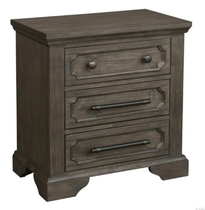 Five Star Furniture - Taulon Nightstand in Dark Oak 5438-4