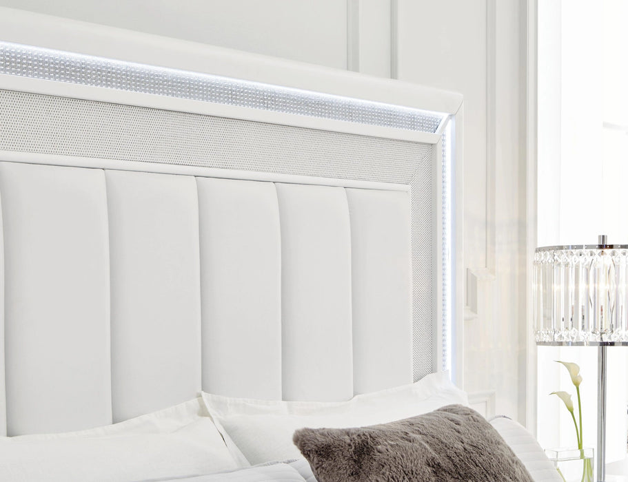 Five Star Furniture - Chalanna Upholstered Storage Bed