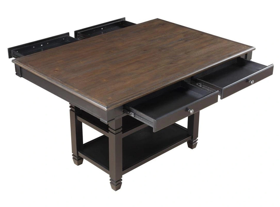 Five Star Furniture - Baywater Counter Height Table in Natural and Black 5705BK-36