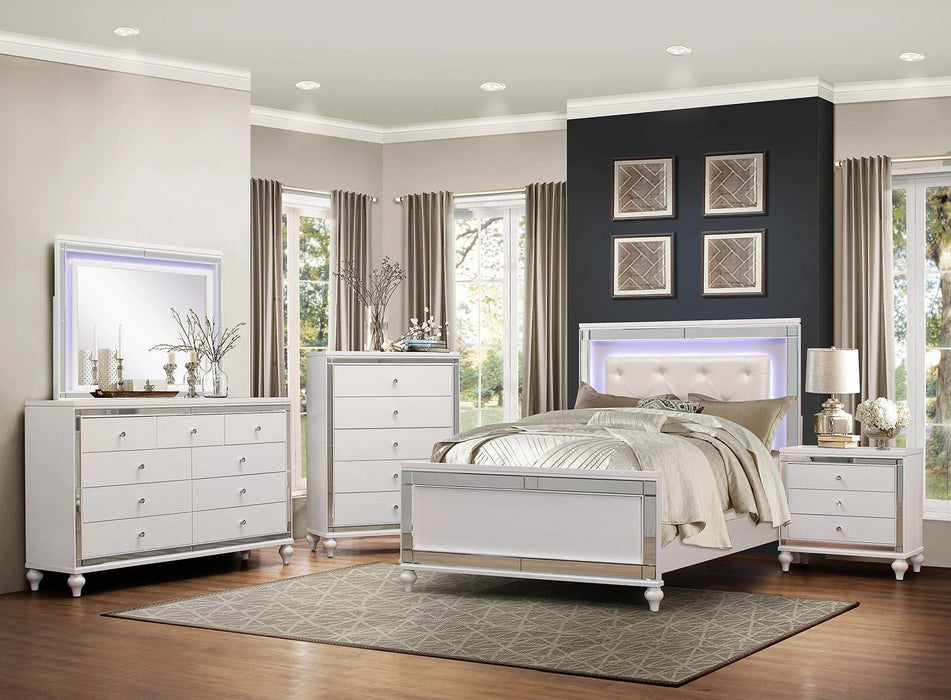 Five Star Furniture - Alonza Queen LED Panel Bed 1845LED-1