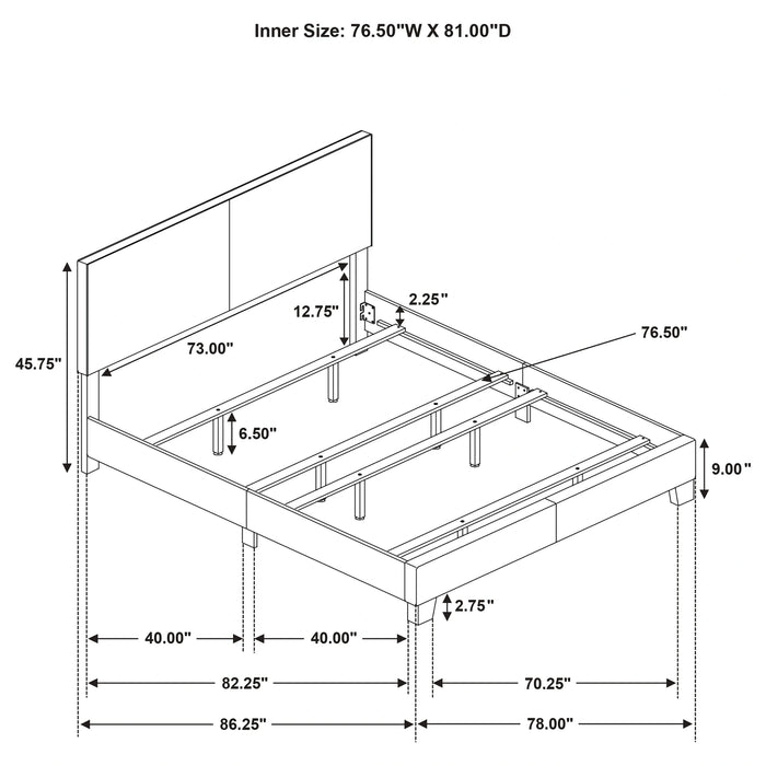 Five Star Furniture - Dorian Panel Bed