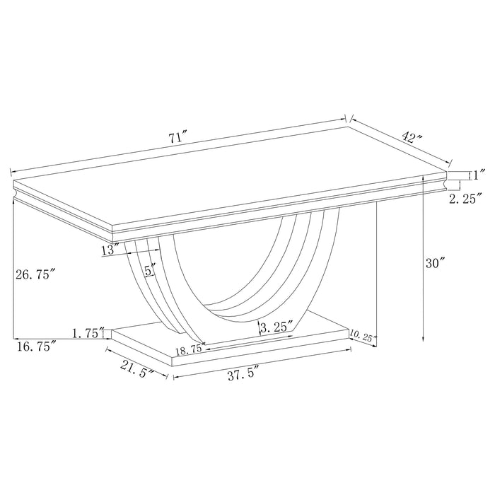 Five Star Furniture - Kerwin Dining Table
