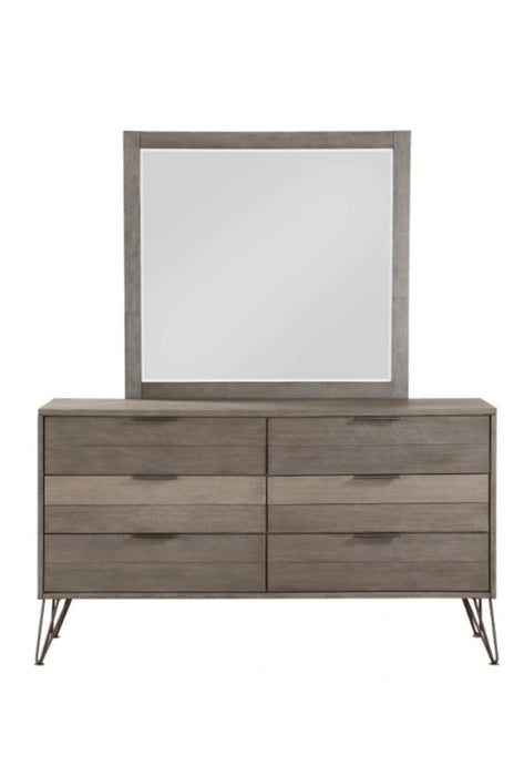 Five Star Furniture - Urbanite Mirror in Tri-tone Gray 1604-6