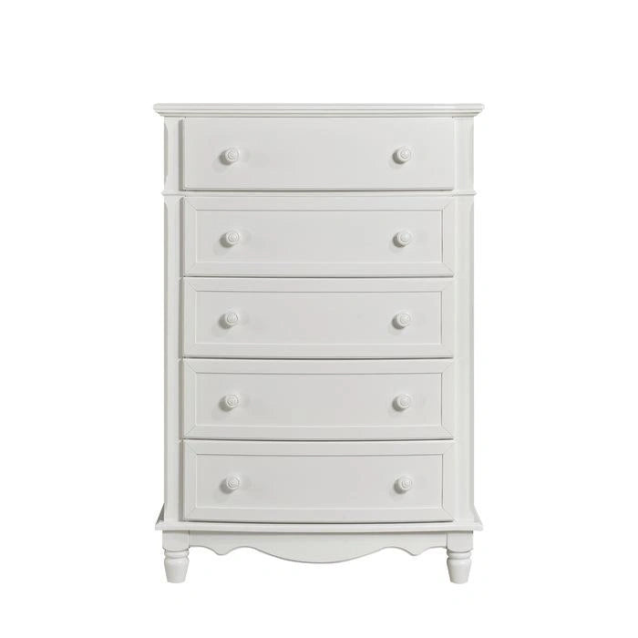 Five Star Furniture - Clementine 5 Drawer Chest in White B1799-9