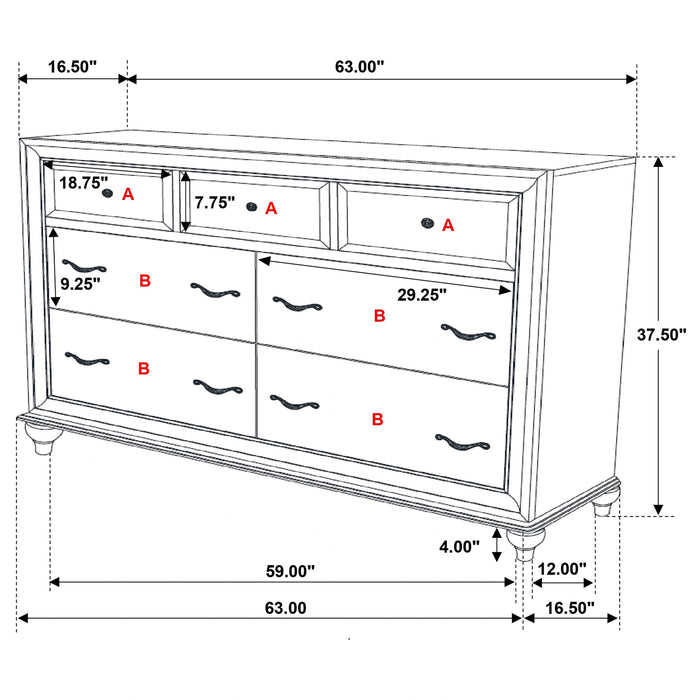 Five Star Furniture - Barzini Bedroom Set