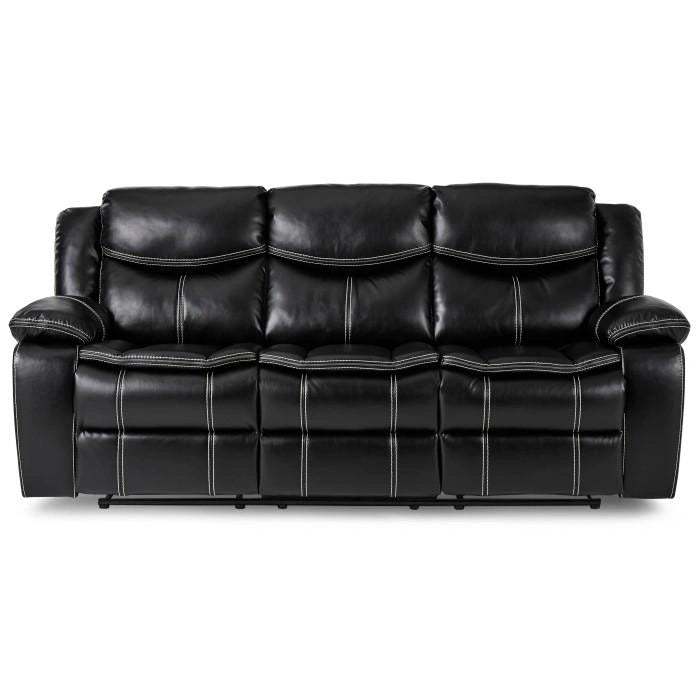 Five Star Furniture - Bastrop Double Reclining Sofa in Black 8230BLK-3