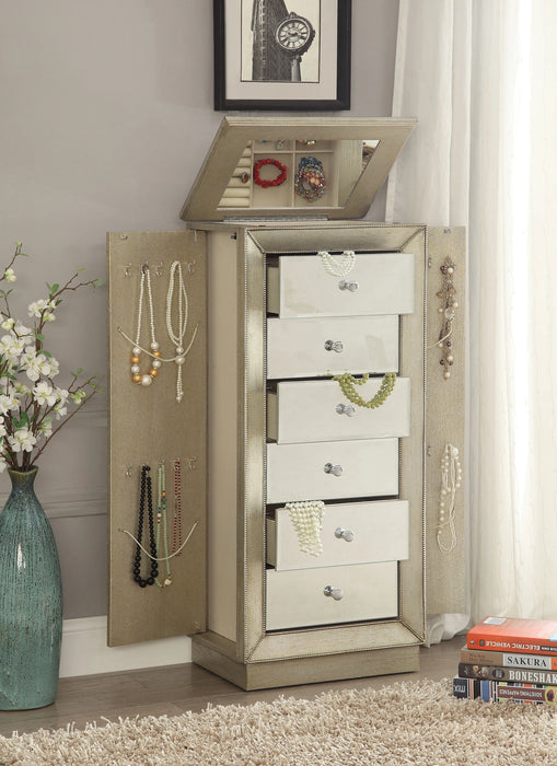 Five Star Furniture - Talor Antique Gold Jewelry Armoire