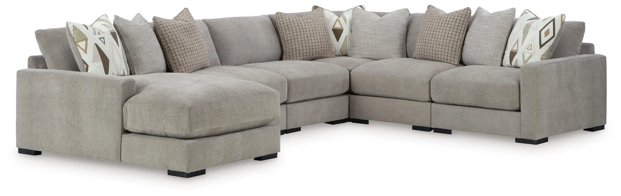 Five Star Furniture - Aslan Court Sectional with Chaise