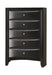 Five Star Furniture - Briana Rectangular 5-drawer Chest Black image