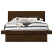 Five Star Furniture - Jessica Eastern King Platform Bed with Rail Seating Cappuccino image