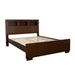 Five Star Furniture - Jessica California King Bed with Storage Headboard Cappuccino image