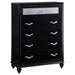 Five Star Furniture - Barzini 5-drawer Rectangular Chest Black image