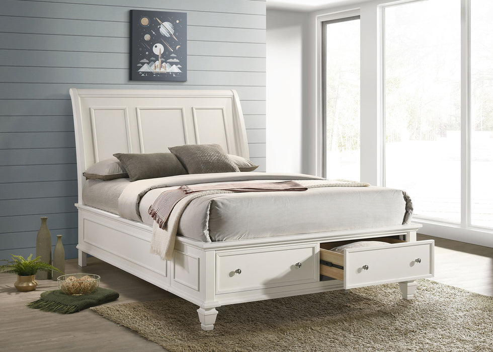Five Star Furniture - Sandy Beach Panel Platform Storage Bed