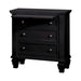 Five Star Furniture - Sandy Beach 3-drawer Nightstand Black image