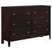 Five Star Furniture - Carlton 6-drawer Rectangular Dresser Cappuccino image