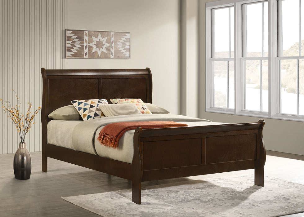 Five Star Furniture - Louis Philippe Sleigh Panel Bed