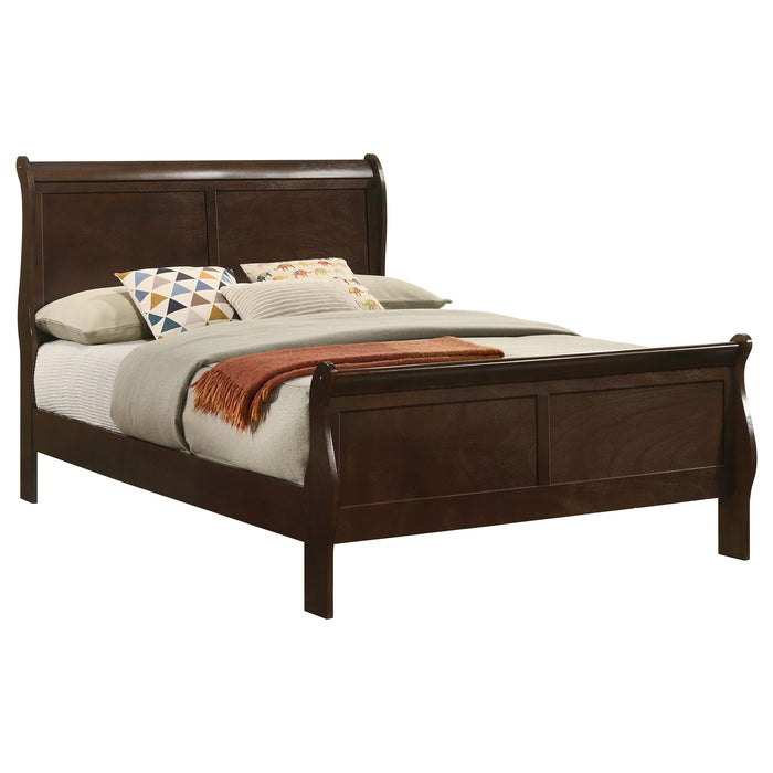 Five Star Furniture - Louis Philippe Sleigh Panel Bed