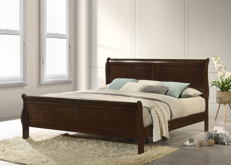 Five Star Furniture - Louis Philippe Sleigh Panel Bed