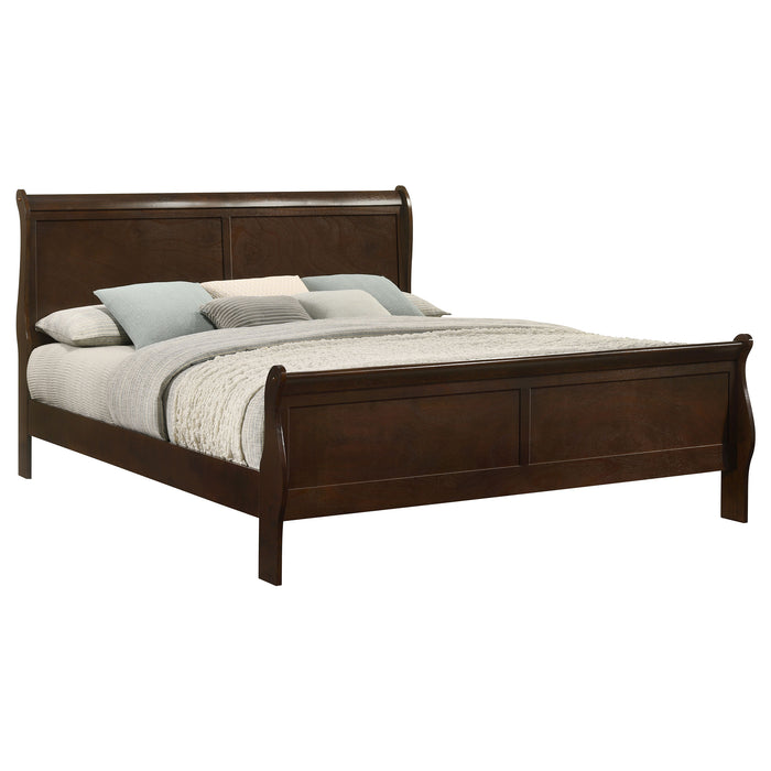 Five Star Furniture - Louis Philippe Sleigh Panel Bed