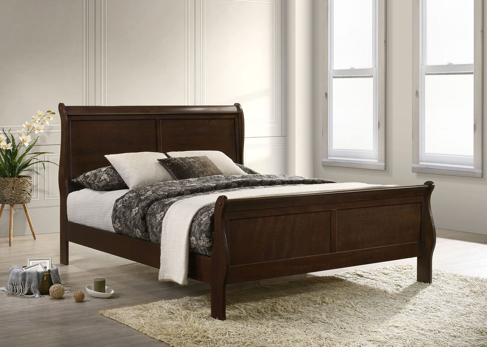 Five Star Furniture - Louis Philippe Sleigh Panel Bed