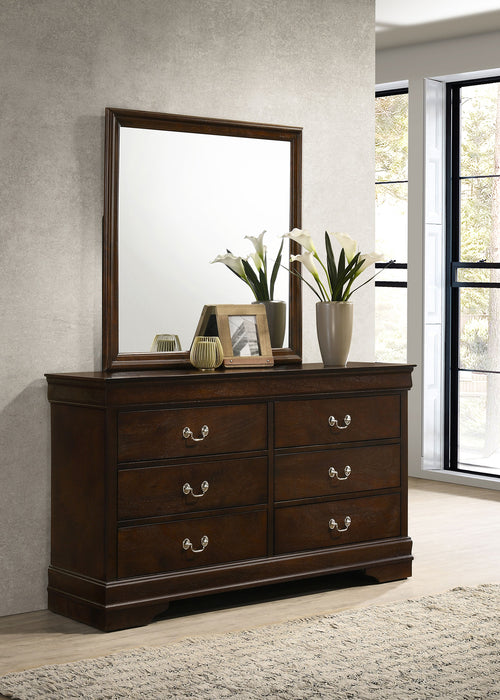 Five Star Furniture - Louis Philippe Dresser with Mirror