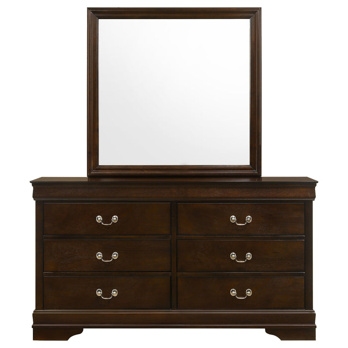 Five Star Furniture - Louis Philippe Dresser with Mirror