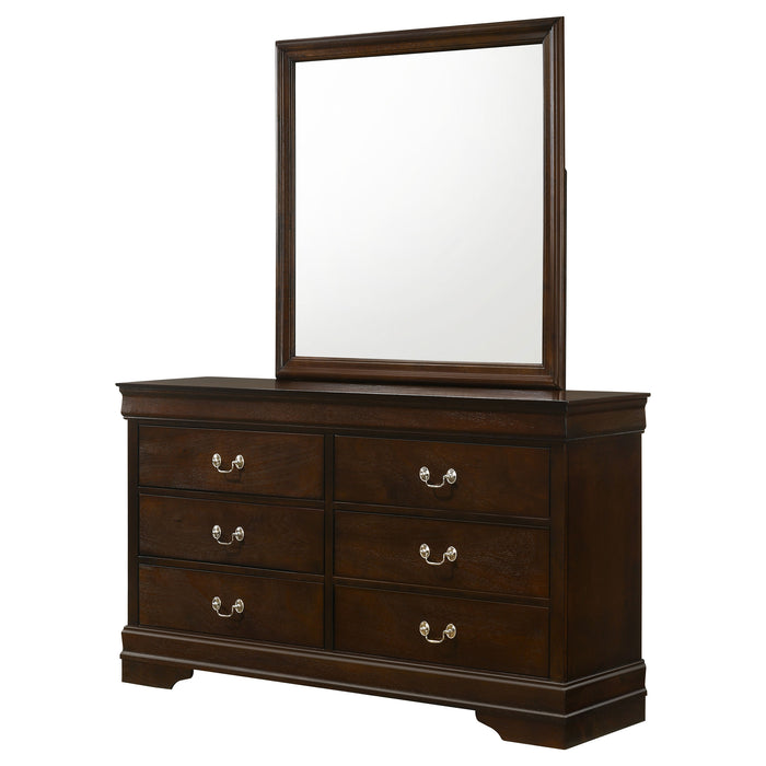Five Star Furniture - Louis Philippe Dresser with Mirror