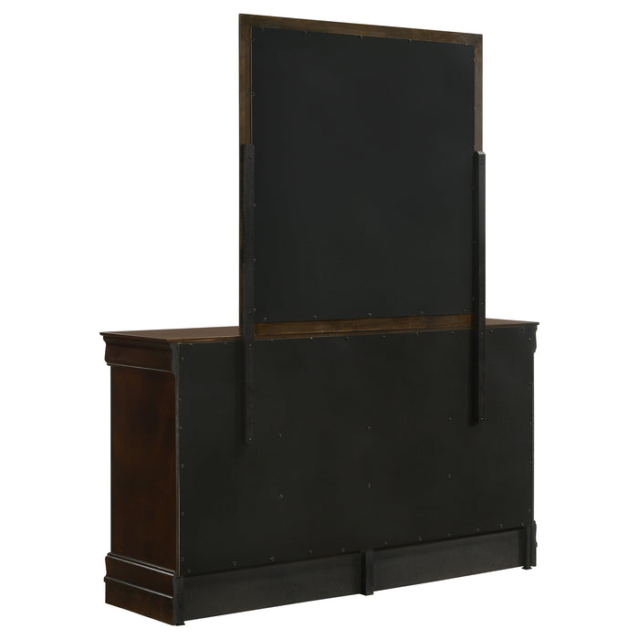 Five Star Furniture - Louis Philippe Dresser with Mirror