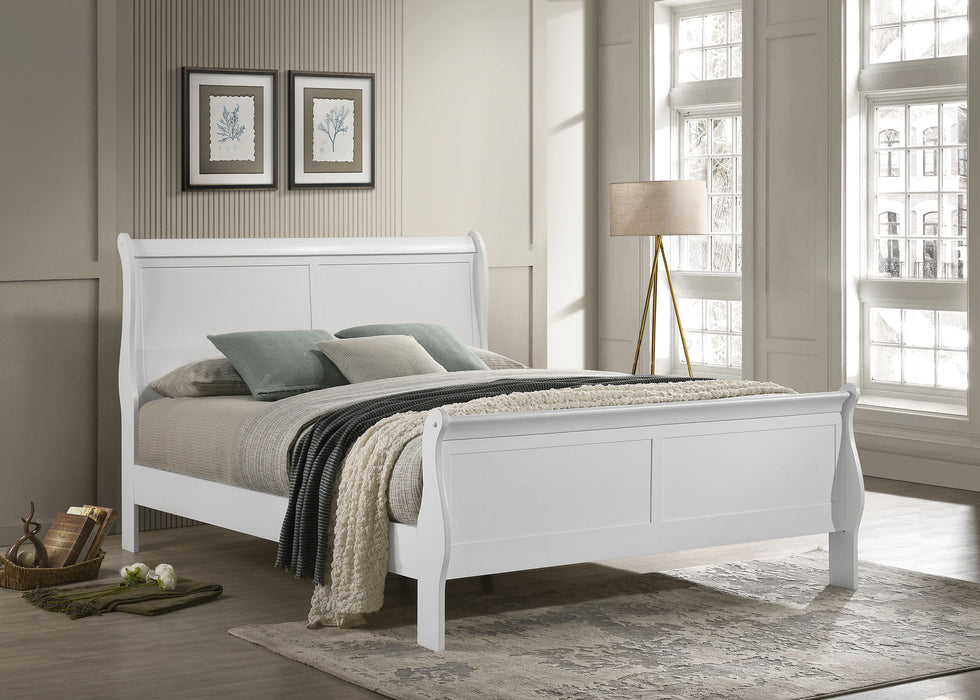 Five Star Furniture - Louis Philippe Sleigh Panel Bed