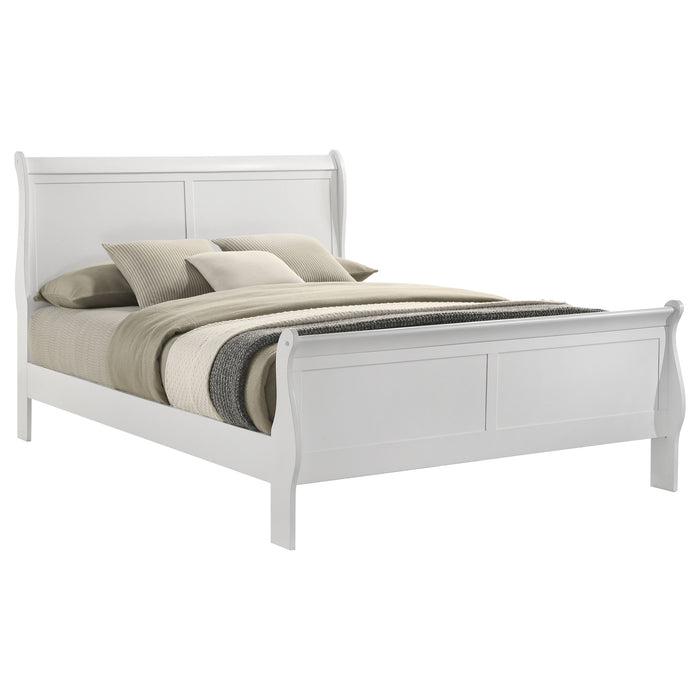 Five Star Furniture - Louis Philippe Sleigh Panel Bed