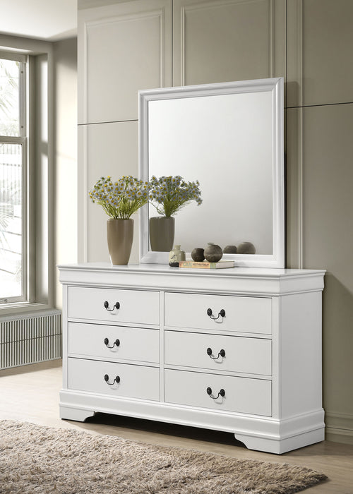 Five Star Furniture - Louis Philippe Dresser with Mirror