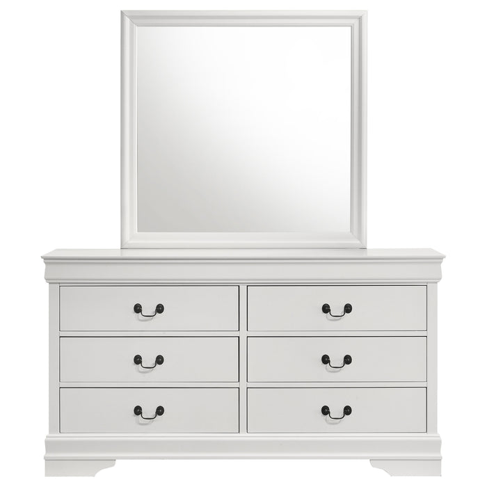 Five Star Furniture - Louis Philippe Dresser with Mirror