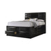 Five Star Furniture - Briana Eastern King Platform Storage Bed Black image