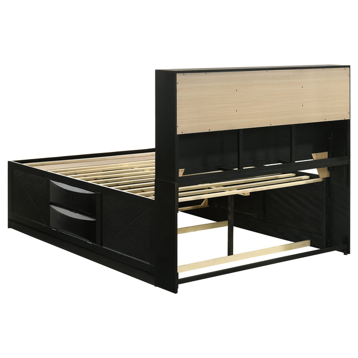 Five Star Furniture - Briana Bookcase Platform Storage Bed