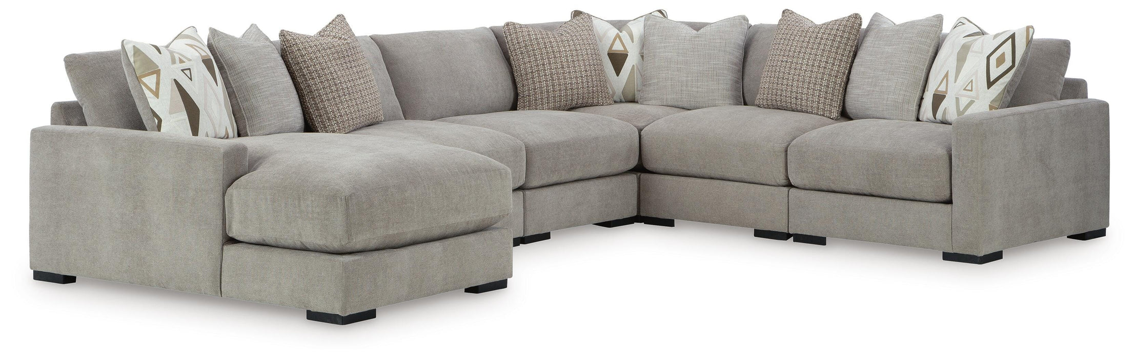 Five Star Furniture - Aslan Court Sectional with Chaise