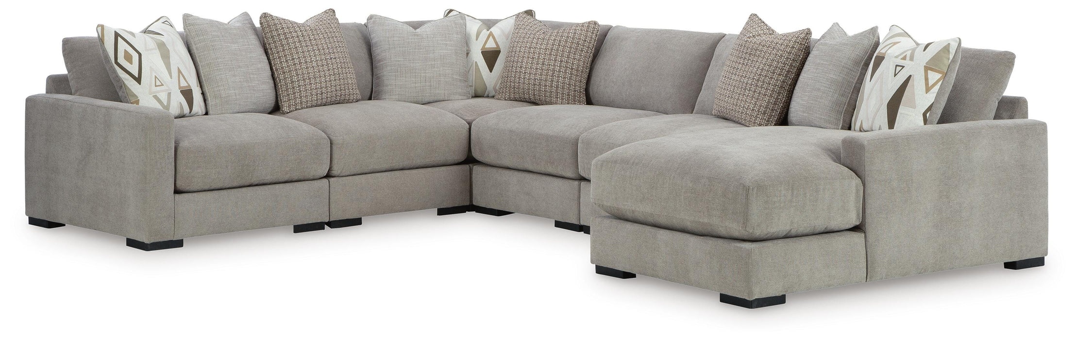 Five Star Furniture - Aslan Court Sectional with Chaise